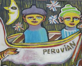 The Painting Of Life By Mirka Mora - Surfers Paradise Gold Coast 1