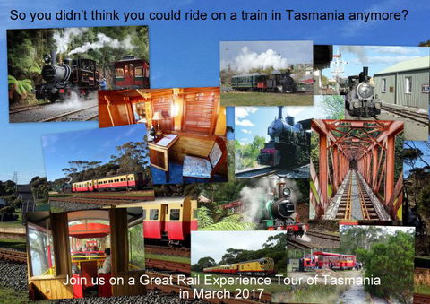 Great Rail Experiences  Tasmania Tour 2017 - Surfers Paradise Gold Coast 0
