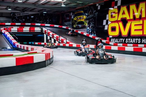 Indoor Go-Kart Racing At Game Over On The Gold Coast - Surfers Paradise Gold Coast 3