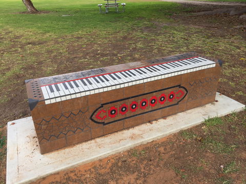 Piano Park Bench, Moonta - Surfers Paradise Gold Coast 0