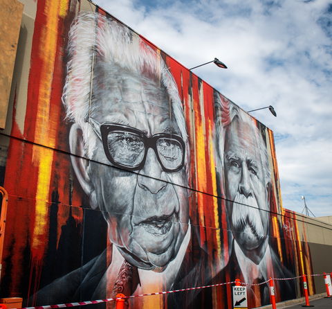 Shepparton Aboriginal Street Art Project Murals - Surfers Paradise Gold Coast 0