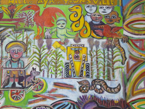 The Painting Of Life By Mirka Mora - Surfers Paradise Gold Coast 2