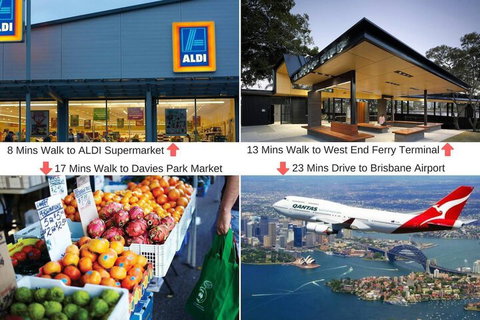 Westend 2 BED APT River Park Close To City UQ Qwe040 - Surfers Paradise Gold Coast 1