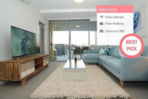 Westend 2 BED APT River Park Close To City UQ Qwe040 - Surfers Paradise Gold Coast 0