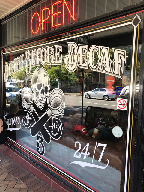 Death Before Decaf - Surfers Paradise Gold Coast 1
