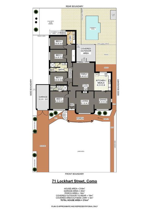 Big House Heated Pool 11 Beds Como / South Perth / Applecross - Surfers Paradise Gold Coast 1