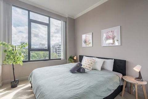 Olympic Park Near Qudos Bank Arena King Bed 1BR 1Bath Sleeps 6 Air-cond Parking - Surfers Paradise Gold Coast 0