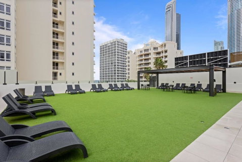 Cosy Studio With Ocean Views & Rooftop Jacuzzis - Surfers Paradise Gold Coast 1